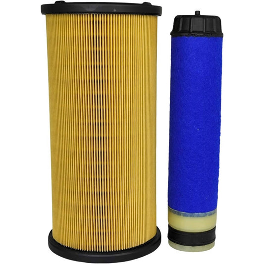 Solid Spare Outer Inner Air Filter Set 6242781M91 6242573M92 for Massey Ferguson 1547 1560
