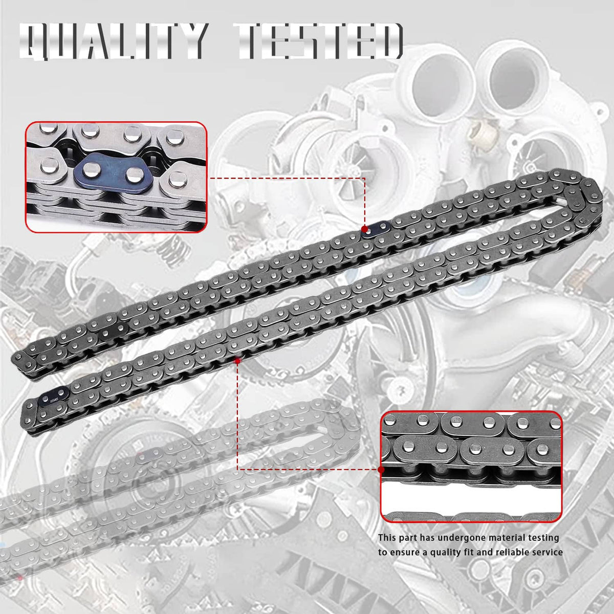 Solidspare Timing Chain Kit with Water Pump For 2009-2017 Buick Chevrolet Gmc Pontiac 2.4L