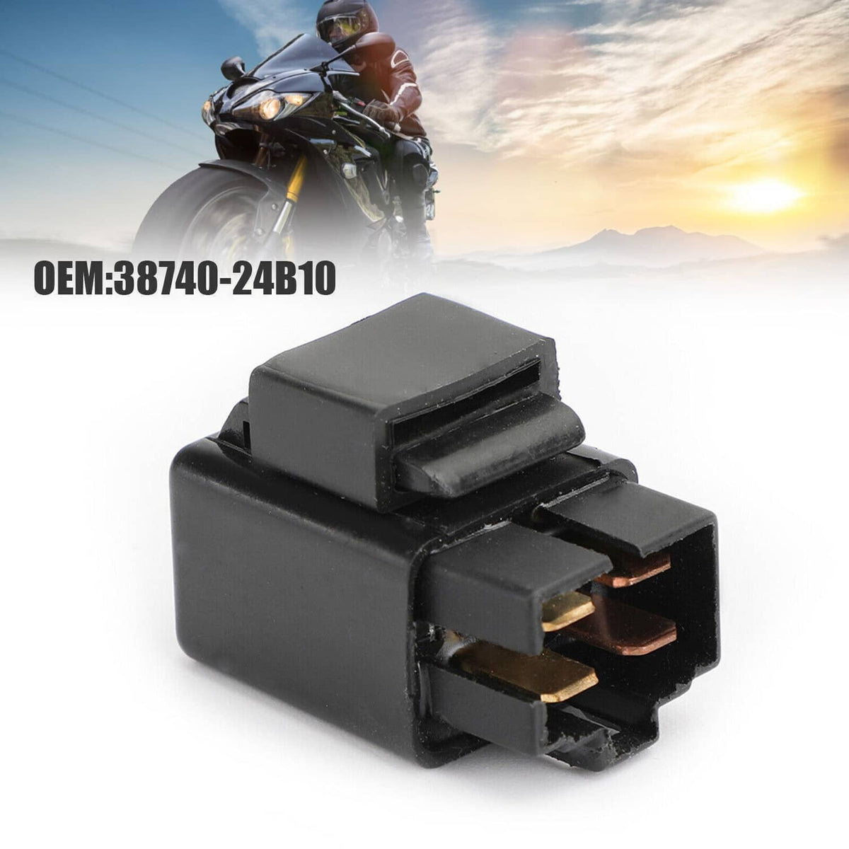 Solidspare Fuel Pump Fan Off Relay For Suzuki GSXR GSX 600 750 1000 1100 38740-38A00 NEW
