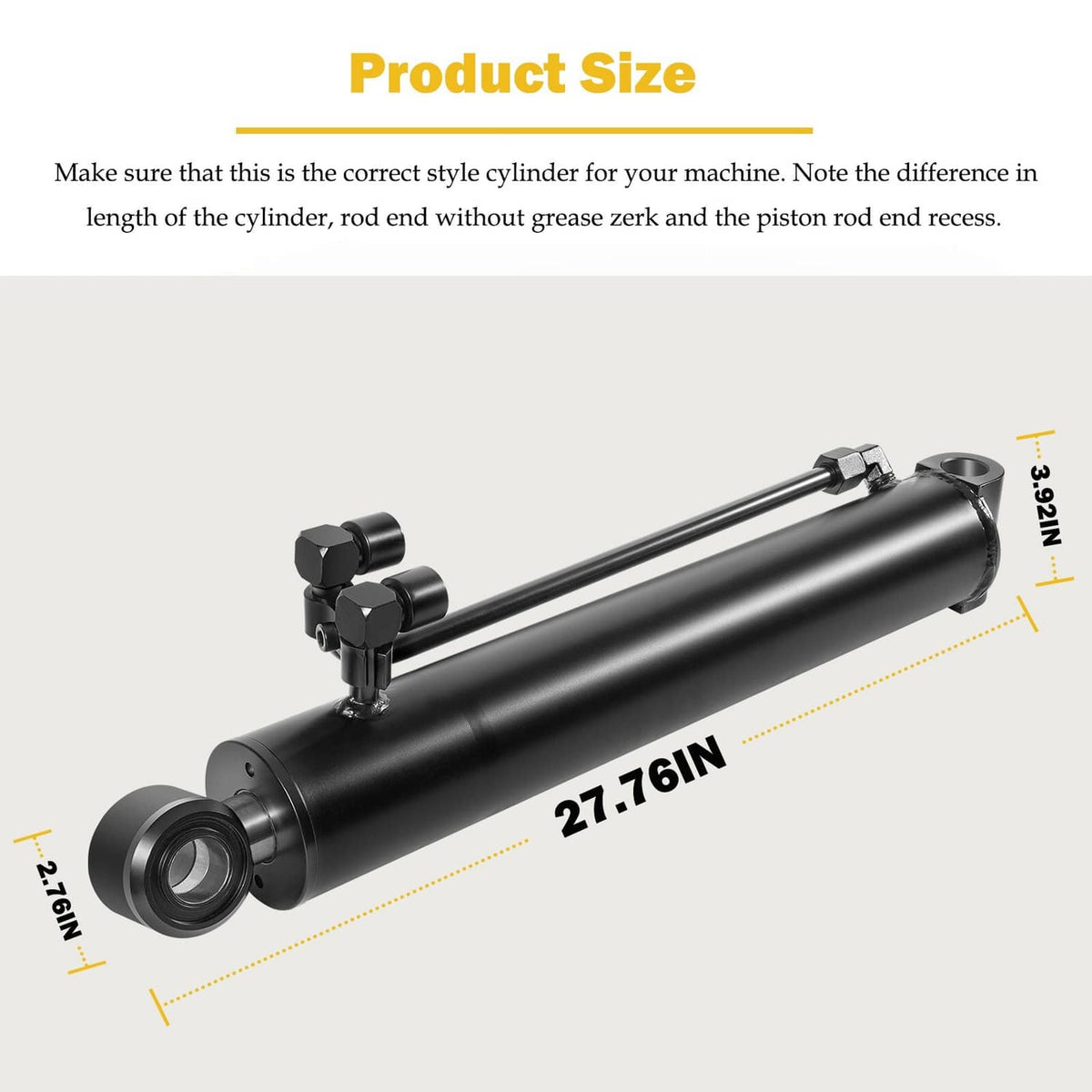 Solidspare 6539808 Hydraulic Bucket Tilt Cylinder Fits for Bobcat 843 Replaces 6539808-A