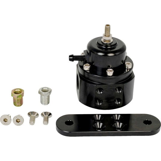 Solid Spare 25-302BK High Volume Adjustable Fuel Pressure Regulator Kit for Holley Model