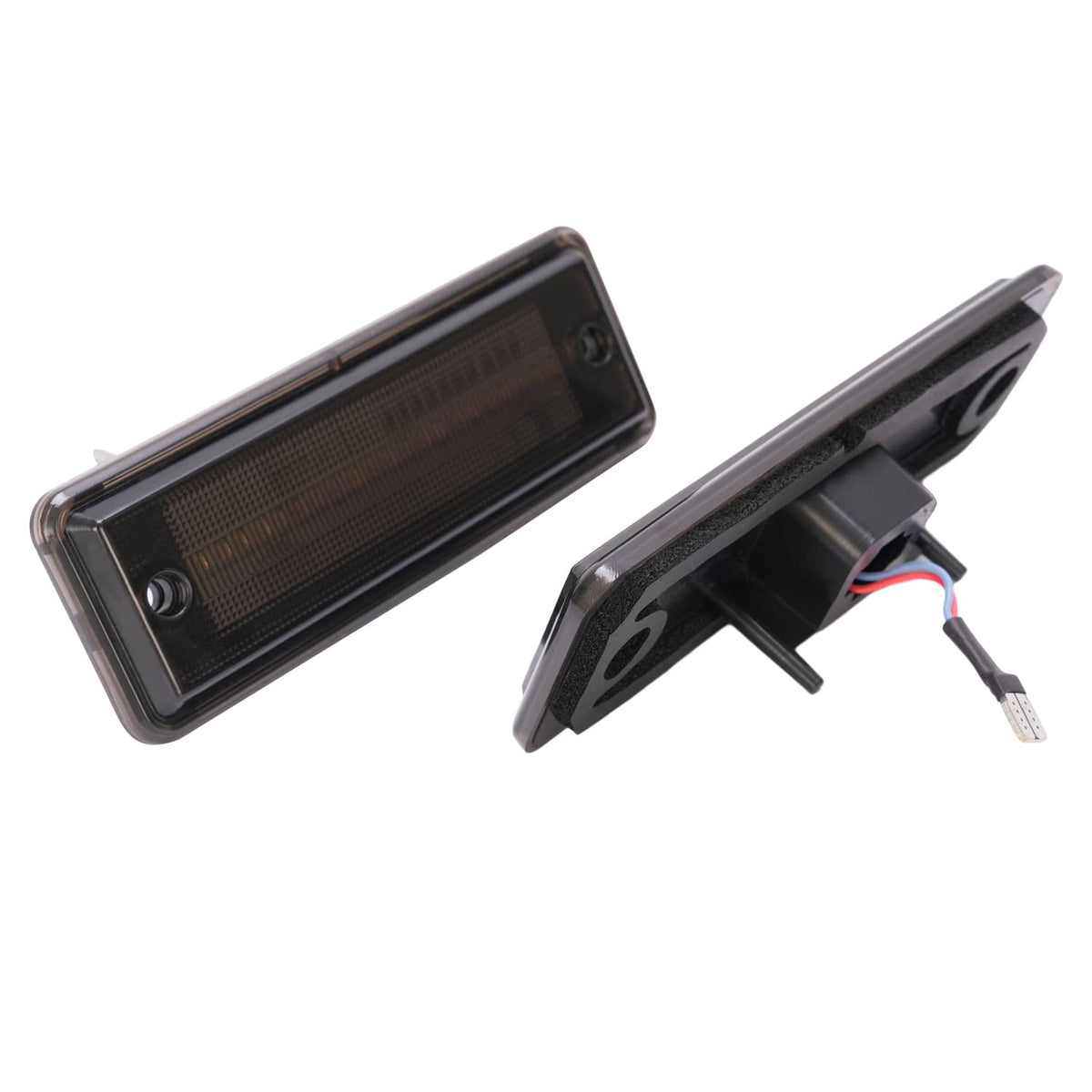 Solid Spare 2x Smoke LED Rear Side Marker Lights Lamps For El Camino & Caballero 1978-1987