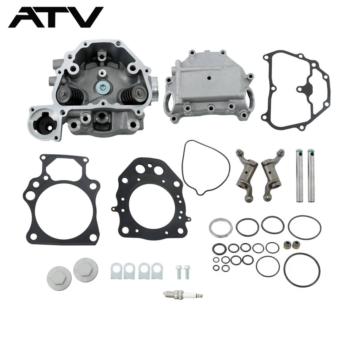 Solidspare For Honda TRX420 2012-2019 Cylinder Head Cover+Cylinder Head+Gasket Top End Kit