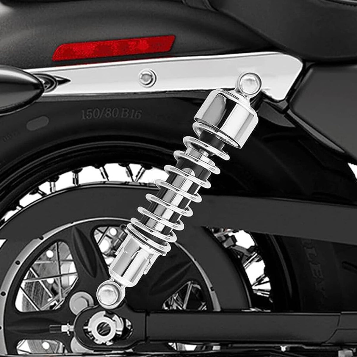 Solidspare 11.75" Rear Shocks Lowering For Harley Road Glide Road King Tour Glide FLT 1980+