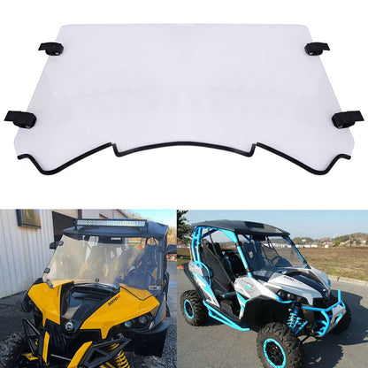 Solidspare For Can am maverick 1000r max 1000r UTV Polycarbonate Full windshield 2013-2018