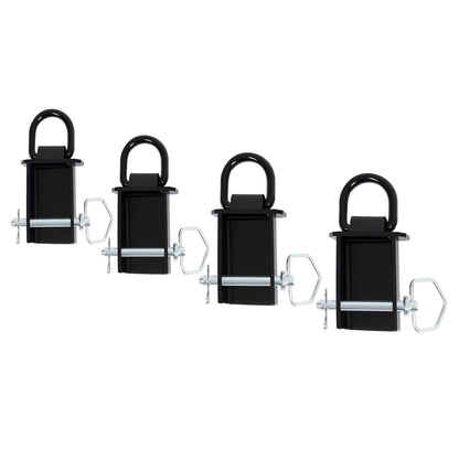 Solidspare For Utility Trailers Stake Pocket D Rings 4pcs 12000lbs Heavy Duty Removable