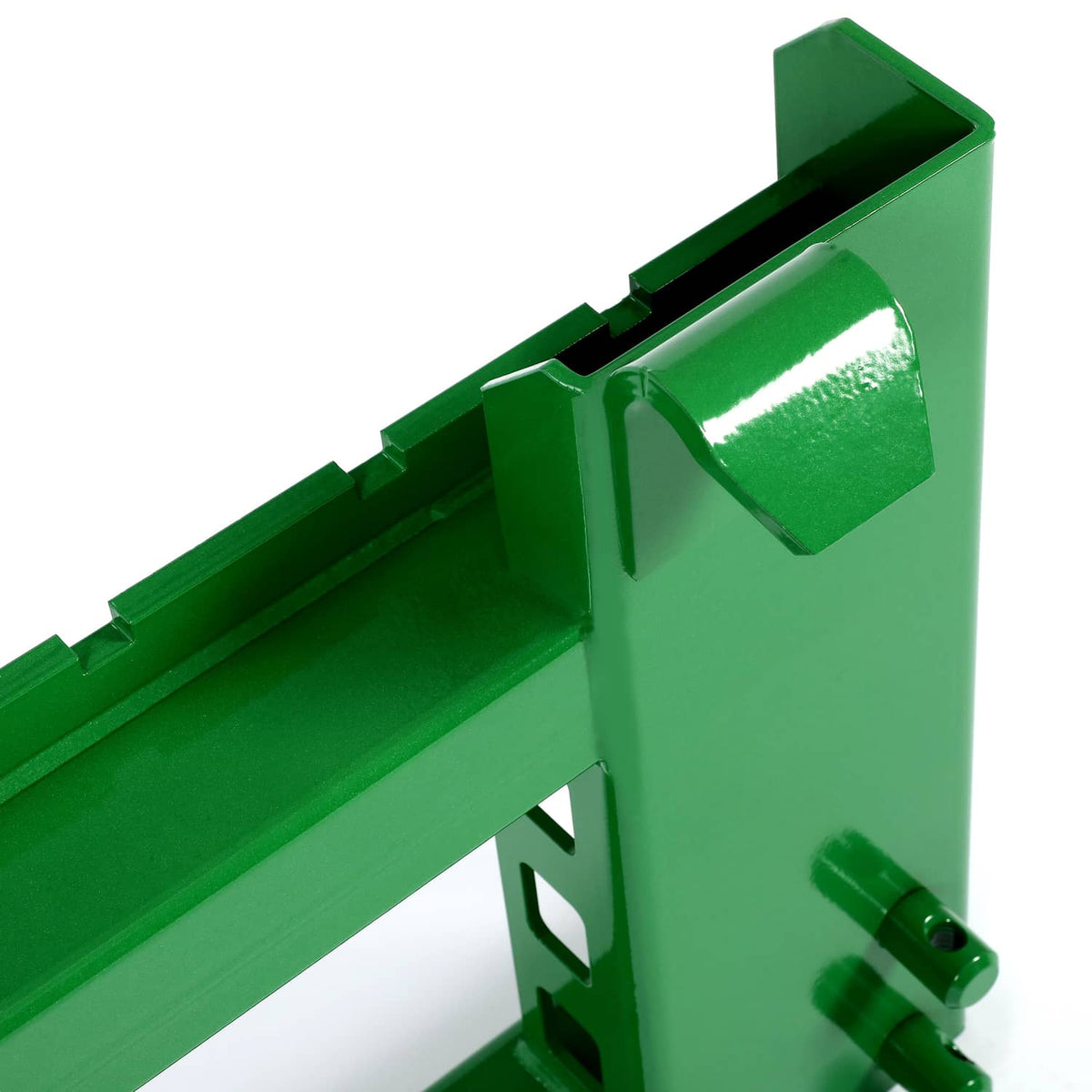 Solidspare 50" Pallet Fork Frame 4000LBS heavy-duty Steel For John Deere Loaders Skid Steer