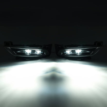 Solid Spare Pair LED Chrome Fog Lights Driver Passenger Side For Chrysler 300 2015-2024 2021