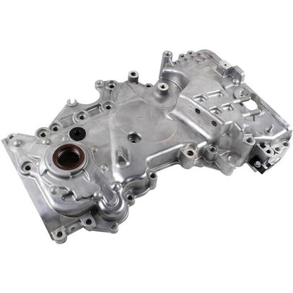 Solidspare Silver Engine Oil Pump Timing Chain Cover Fit for 2017-2020 Hyundai Elantra 2.0L