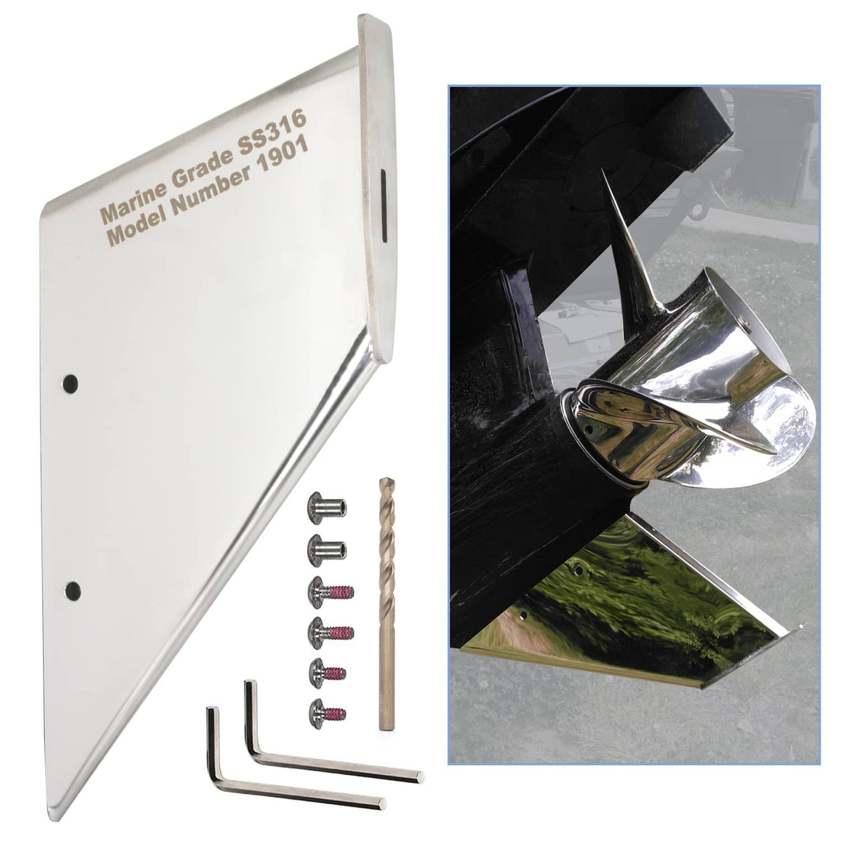 Solid Spare 27031 Skeg Guard Protector For 1991-2023 Mercruiser Mercury Alpha 1 Generation 2