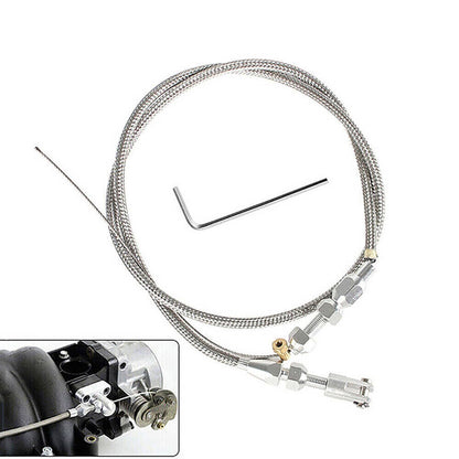 Solidspare 102MM LS Throttle Body with Position Sensors TPS IAC+Throttle Gas Cable Kits