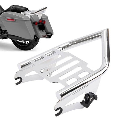 Solidspare Luggage Rack Fit for 2009+ Harley Touring Models Rear Grab Handles Bracket Kit