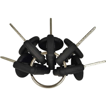 Solid Spare 5X Ignition Key for Crown Forklift