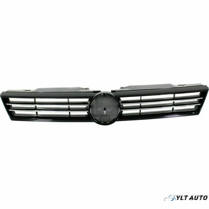 For 11 2011-2014 VW Volkswagen Jetta Upper & Lower Grille & Fog Light Covers SET