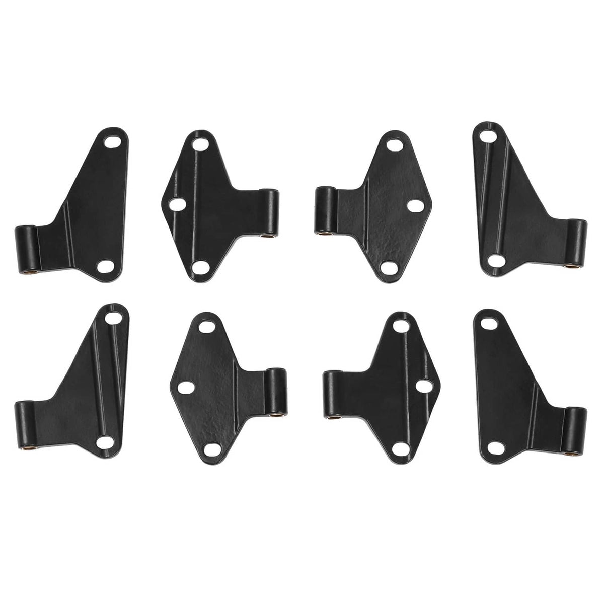 Solid Spare 8PCS Inner Body Door Hinges Replacement Kit For 2007-2018 Jeep Wrangler JK