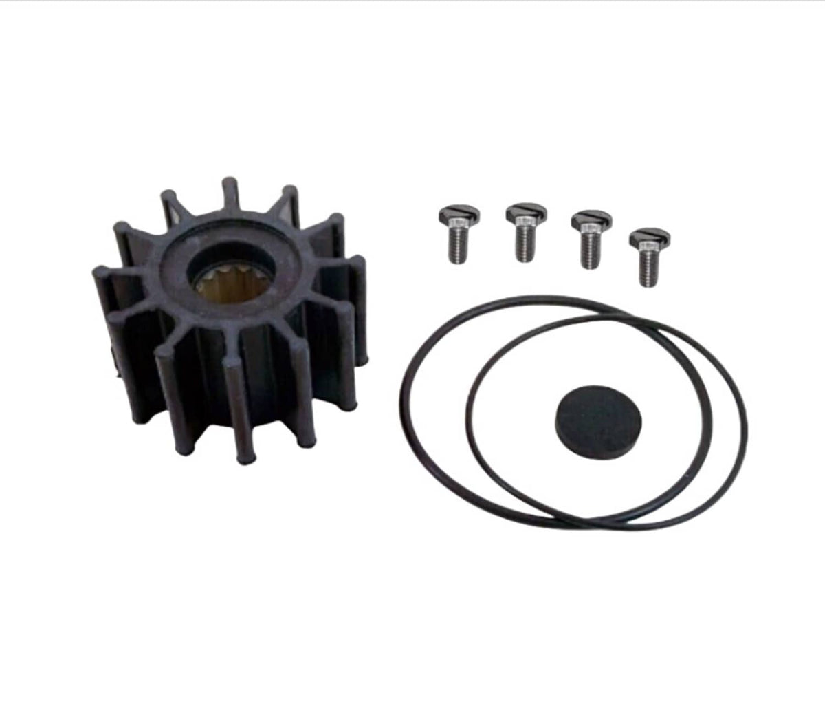 Solid Spare Yanmar Water Pump Impeller Kit Replaces 129670-42610 129470-42530 129470-42531