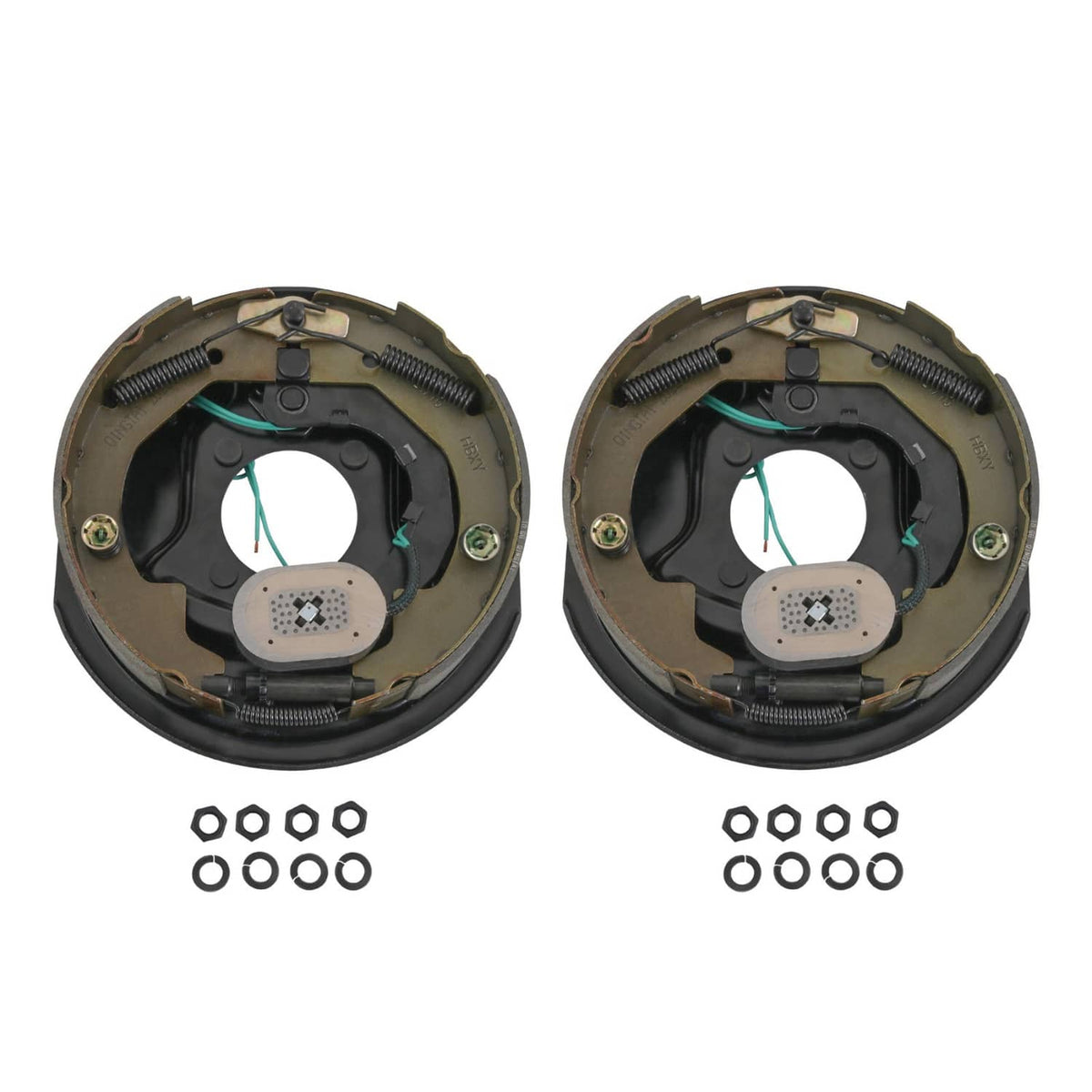 Solidspare 2Pcs 10" x 2-1/4" Electric Trailer Brake Assemblies for 3,500lbs, Left and Right