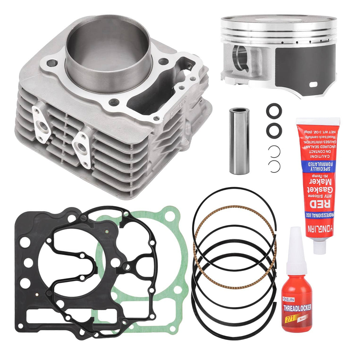 Solidspare For HONDA TRX400EX 1999-2008 85MM Bore Cylinder Piston Rings Top End Rebuild Kit