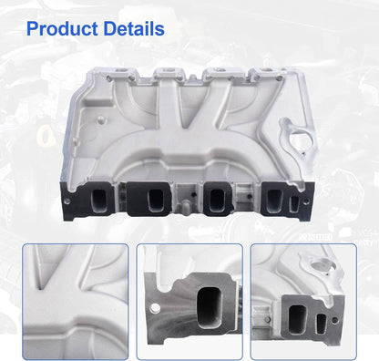 Solidspare Aluminum Dual Plane Intake Manifold For Ford FE 390 406 410 427 428