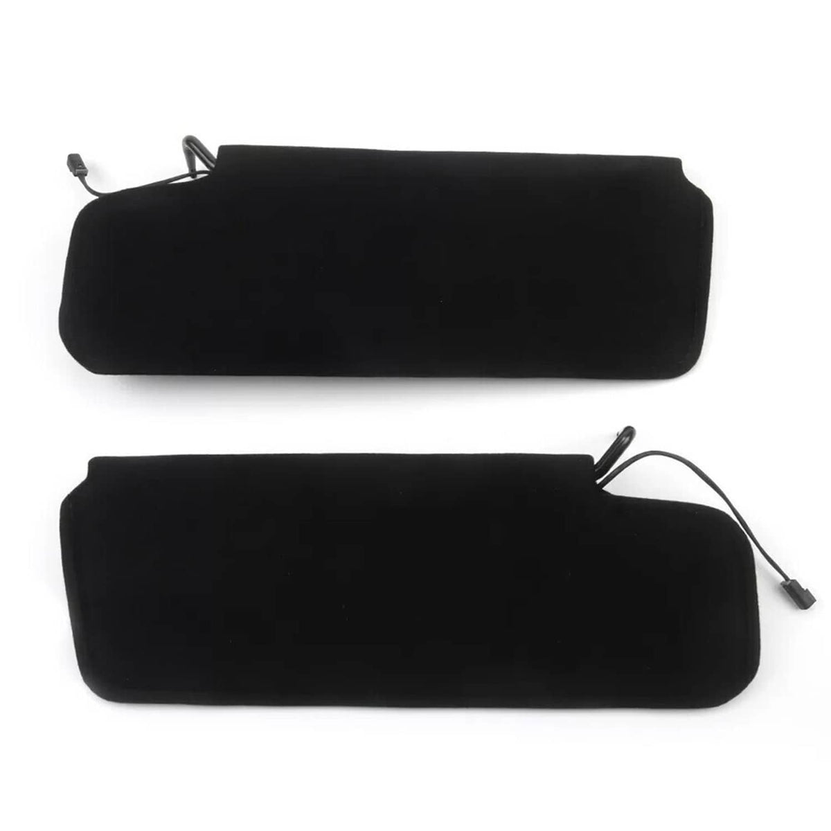 Solidspare New Pair Sun visors w/Vanity Mirror & LED Light For 84-96 Chevy Corvette C4 5.7L