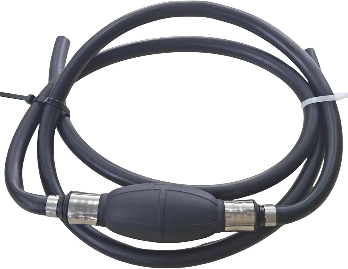 Solid Spare 5/16" 8MM Marine Outboard Boat Motor Fuel/Gas Hose Line Assembly w/Primer Bulb