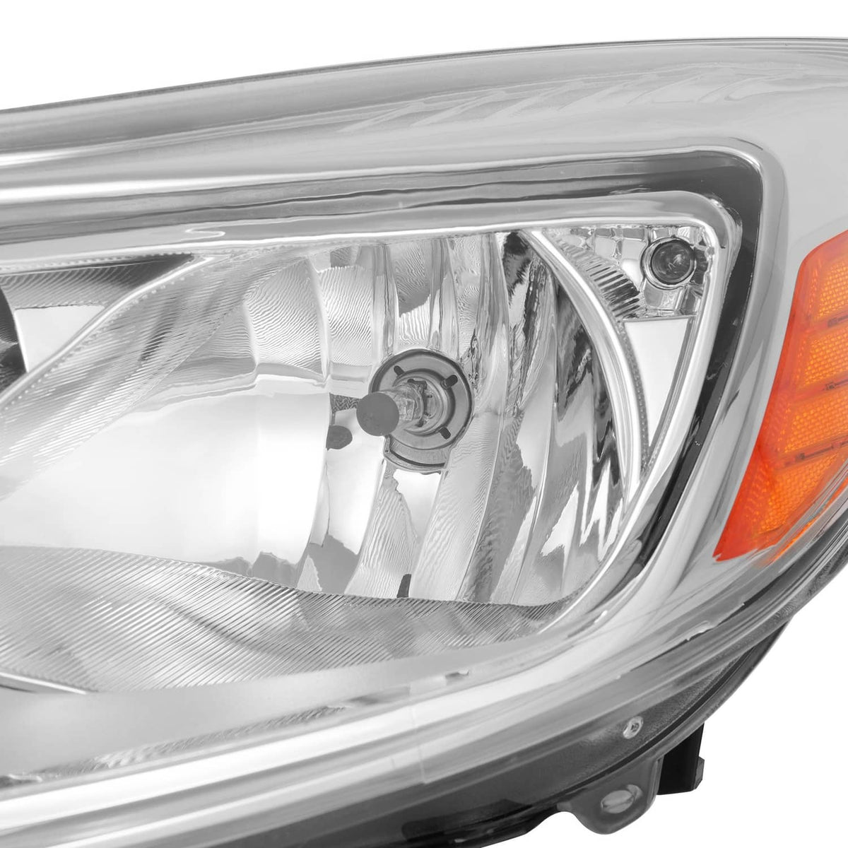 Solid Spare Clear Lens Halogen Left Driver Side Headlight For Ford Focus 2012-2014 W/Bulb