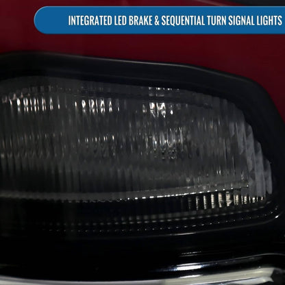 Solidspare Pair LED Tail Light For 2009-2018 Dodge Ram 1500 2500 3500 Rear Light Smoke Len