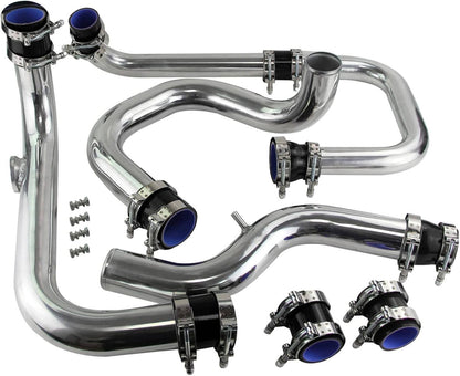 Solidspare Blue Intercooler Pipe Tube Kit for Honda Civic 1992-2000 Acura Integra 1994-2001