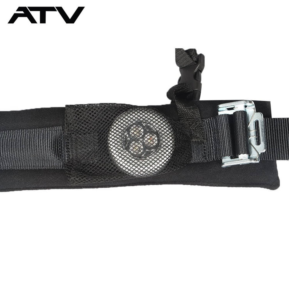 Solidspare 4point Black ATV/UTV Harness Belt Seatbelt w/ Phone Pocket A114220