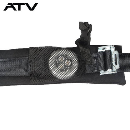 Solidspare 4point Black ATV/UTV Harness Belt Seatbelt w/ Phone Pocket A114220