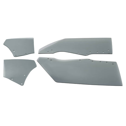 Solid Spare Fit Chevy Chevelle Malibu 2Door 1970-72 Quarter Side Door Window Glass Dark 4Pcs