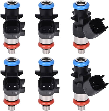 Solidspare New 6x Fuel Injectors for 2011-2019 Chrysler Dodge Ram Jeep 3.6L V6 0280158233