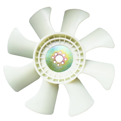 Solid Spare Fan for Kubota Tractor M6040 M5040 M6060 M7040 Excavator KX121-3 KX161-3 U55CA