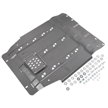 Solidspare For 2015-22 Ford F150 Transmission Full Skid Plate Gearbox Splash Shield Guard