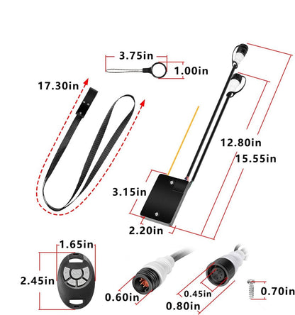 Solid Spare 1866155 Control Kit for Minn Kota PowerDrive Trolling Motors Co-Pilot System