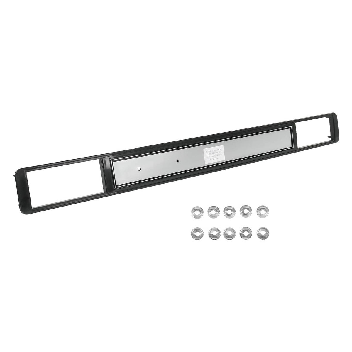 Solidspare BRUSHED ALUMINUM DASH TRIM MOLDING FOR CHEVROLET GMC C10 TRUCK BLAZER 1973-1980