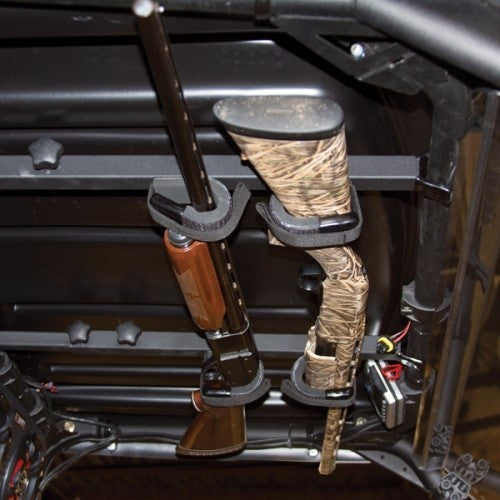 Solid Spare UTV OVERHEAD GUN RACK CARRIER for John Deere Gator Polaris Ranger Kawasaki Mule