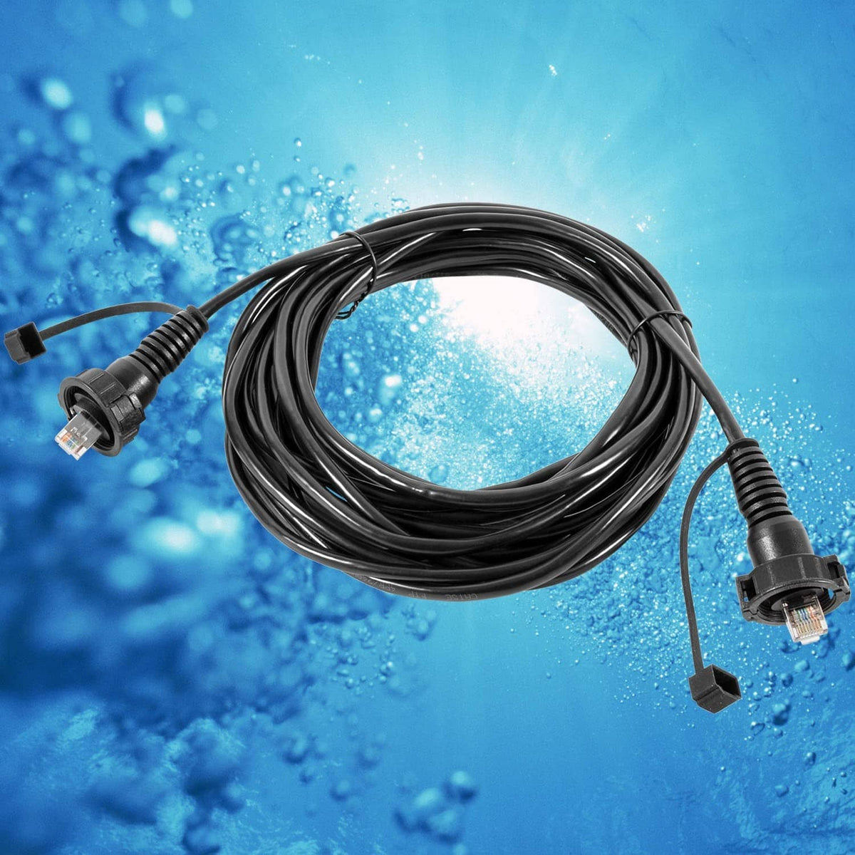 Solidspare 010-10551-00 Marine Network Cable 20 Feet with Split Connector & Waterproof Cap