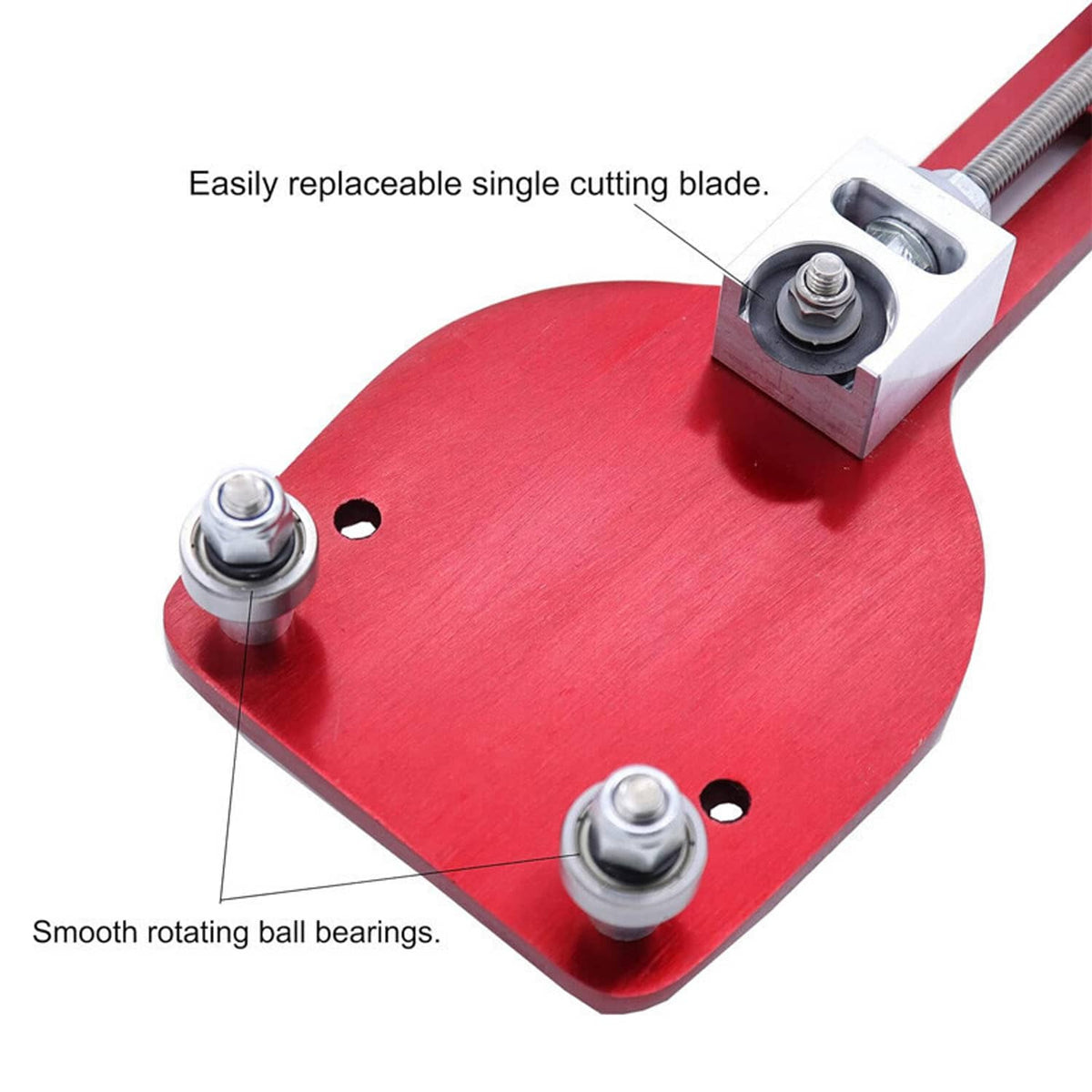 Solidspare New 77750 Red Oil Filter Cutter Tool for Filter Cutting Range From 2-3/8 to 5"