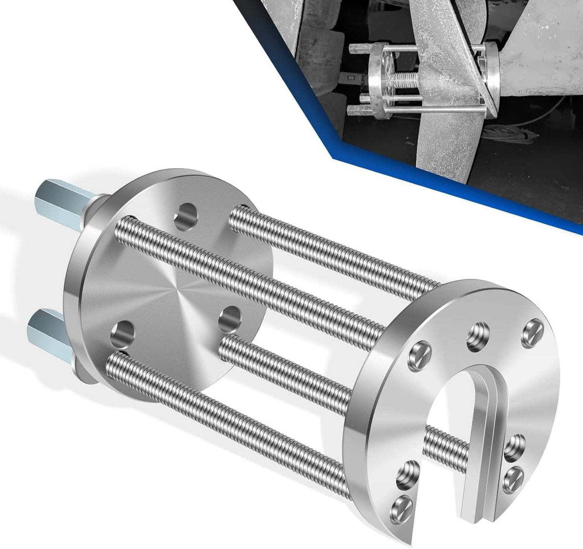 Solidspare K-812 Boat Prop Puller Tool for 3 & 4 Blade Propellers, for 1-1/4” to 1-1/2”