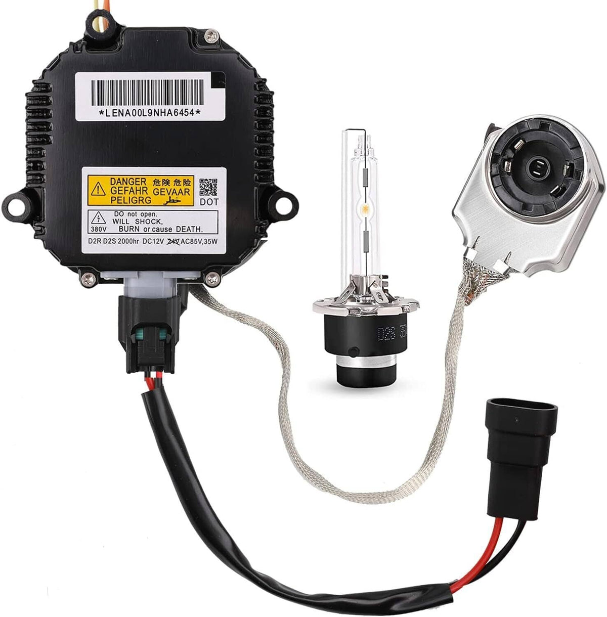 Solidspare 2Pcs For 07-15 Infiniti G35 G37 Q40 Q50 Xenon Ballast Igniter HID D2S Bulb Kits