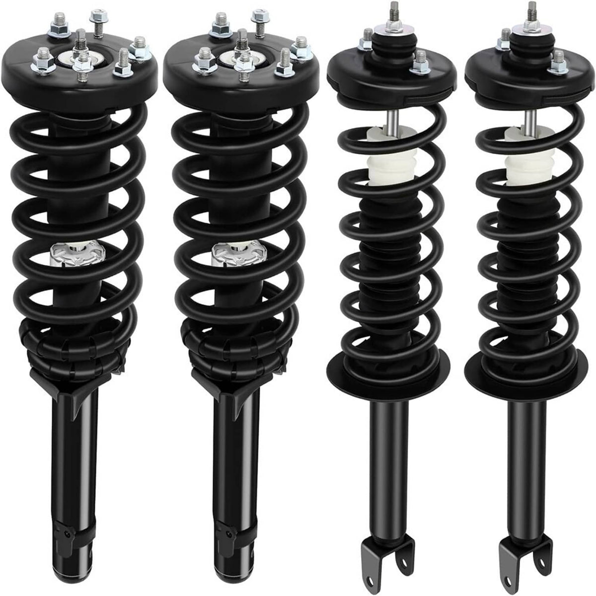 Solidspare 4x Front & Rear Complete Shocks Struts Set For 2008-2012 Honda Accord 2.4L 3.5L