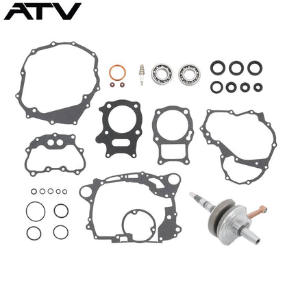 Solidspare For Honda Complete Bottom End Crankshaft Gasket Seal Kit TRX250EX TRX250TE Recon
