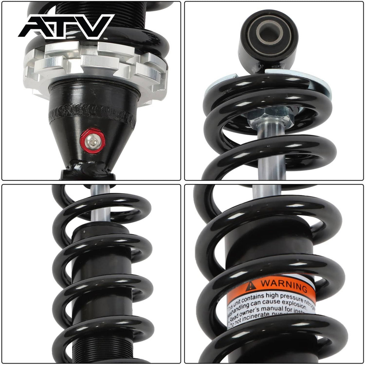 Solidspare Rear Shock Absorber For Yamaha Grizzly 660 YFM660F 2002-2008 5KM-22210-00-00 ATV