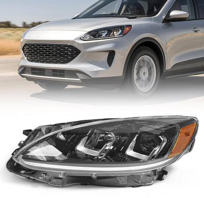 Solidspare Left Driver Side Halogen Headlight Assy w/Bulb For Ford Escape 2020 2021 2022