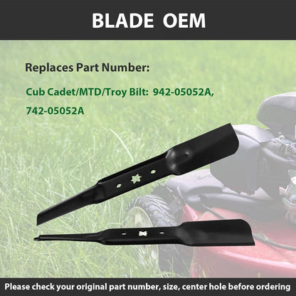 Solid Spare 50in. Cut MTD Fits Cub Cadet Troy-Bilt Replaces 942-05052A 742-05052A 3PCs