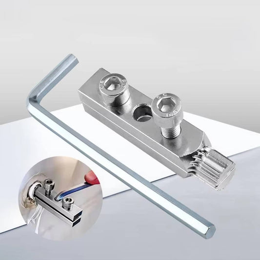 Solid Spare Broken Screw Extractor Repair Removal Hand Tool for Faucet Washing Basin Corner