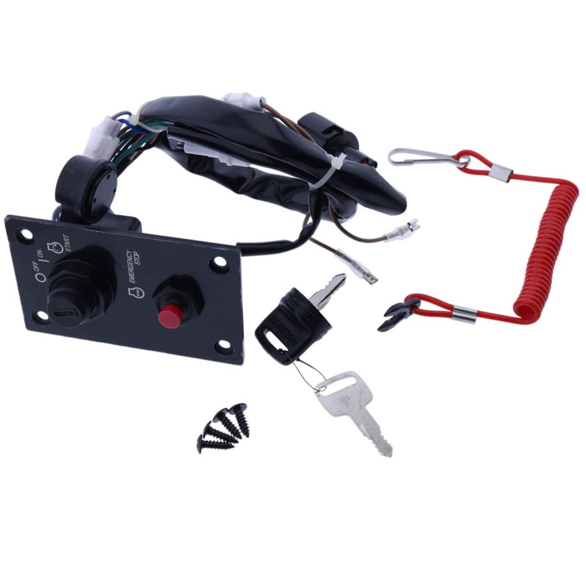 Solid Spare Ignition Key Switch Panel Suzuki Outboard Single Engine 37100-96J24 37100-96J27