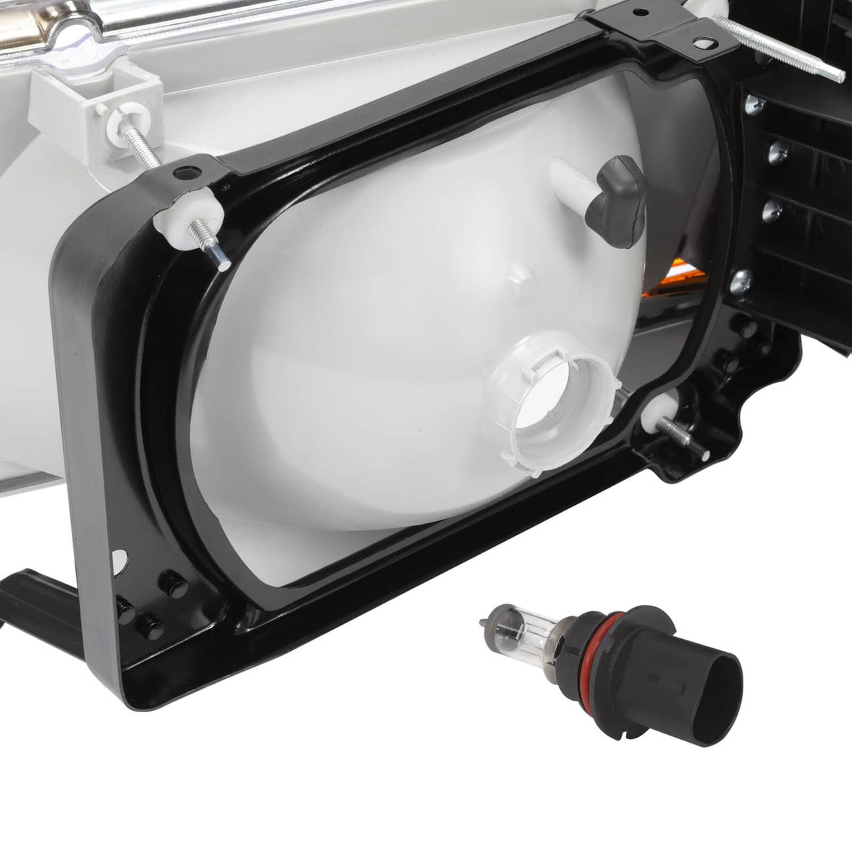Solid Spare Headlight&Corner Light For Peterbilt 375 385 w/Wire Harness&Bulb Passenger Side