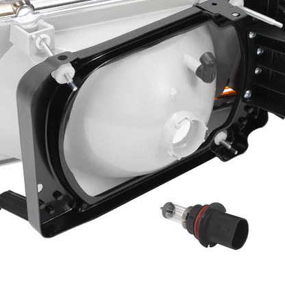 Solid Spare Headlight&Corner Light For Peterbilt 375 385 w/Wire Harness&Bulb Passenger Side